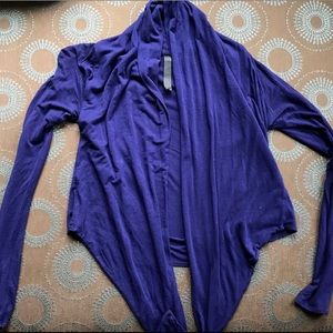 Royal Purple Cardigan from Aritzia